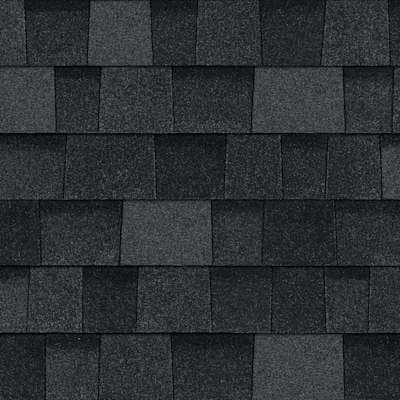 Onyx Black shingle swatch