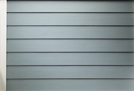 James Hardie Cedarmill lap siding in Boothbay Blue