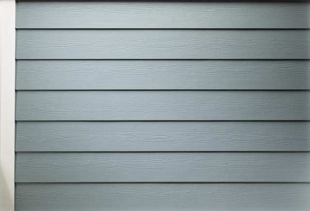 James Hardie Cedarmill HardiePlank in Boothbay Blue with Arctic White trim