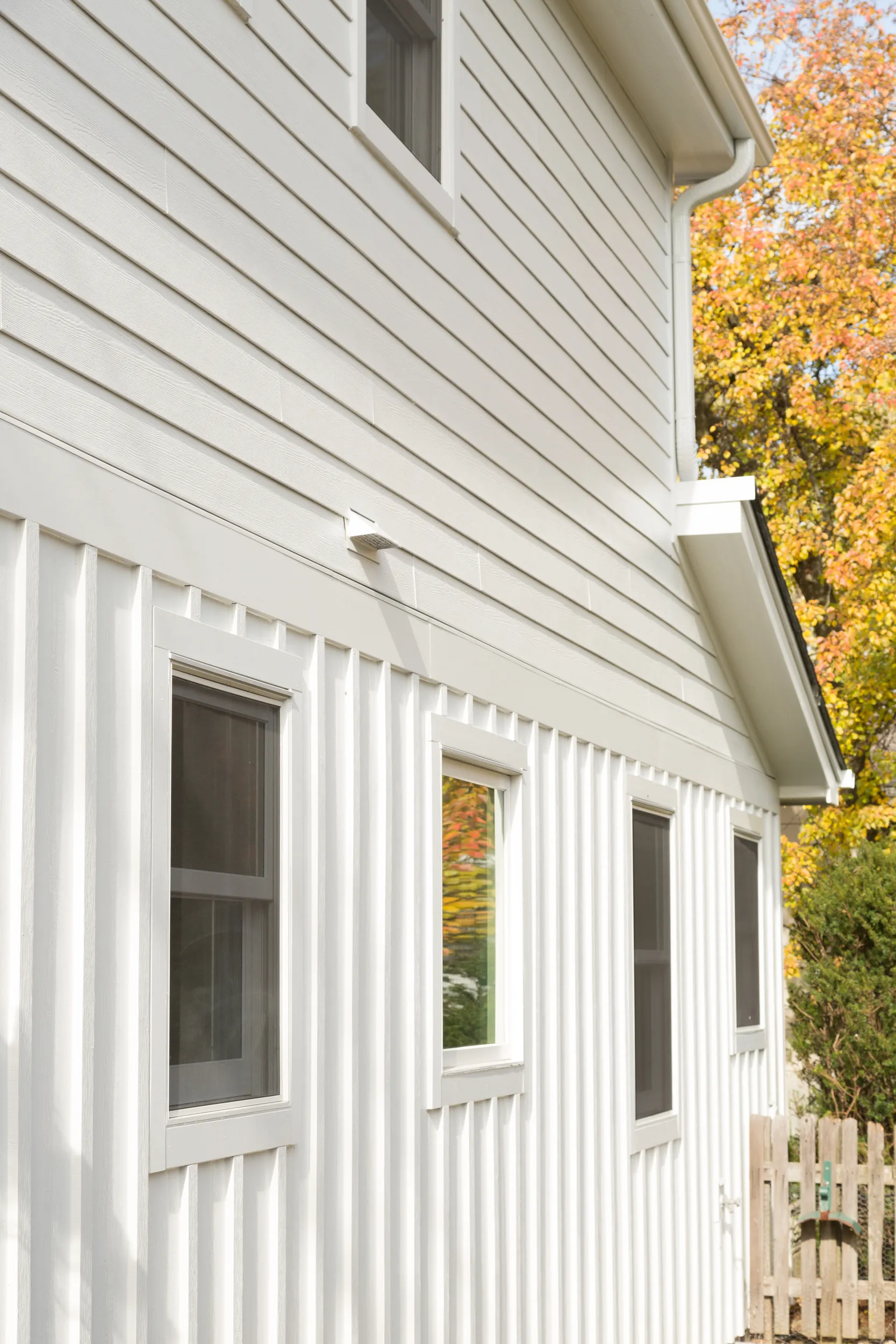 Home finished in James Hardie fiber cement siding